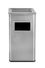 METLEX MX2075SL standing ashtray and trash garbage can
