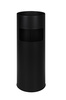 CAMPALO Standaschenbecher für draußen, 2-in-1 Schwarz 62CM