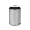 CAMPALO Standaschenbecher für draußen, 2-in-1 Schwarz 62CM