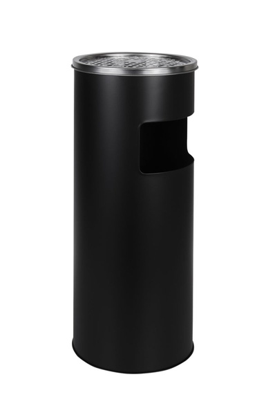 CAMPALO Standaschenbecher für draußen, 2-in-1 Schwarz 62CM