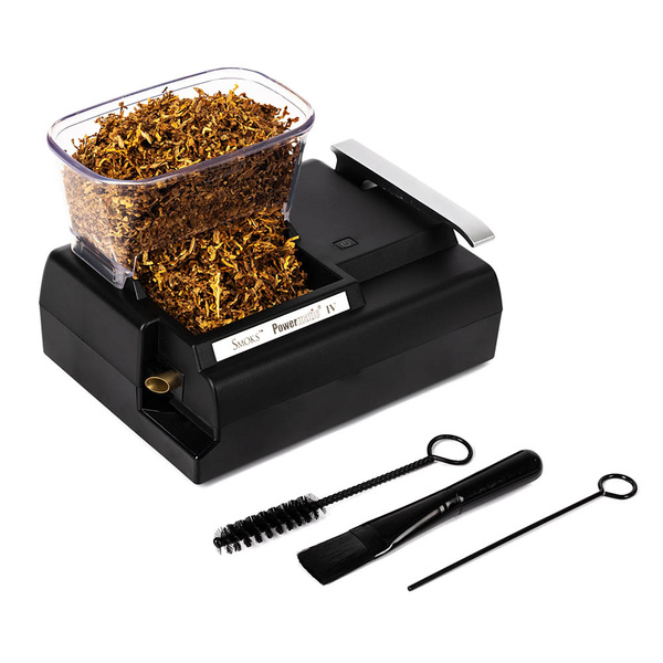 Electric piston cartridge machine for cigarettes, tobacco, coil machine POWERMATIC IV 4 + plus