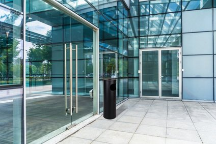 Popielnica stojąca z koszem na śmieci 58 cm METLEX koszopopielnica