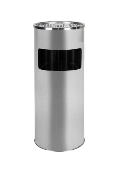 METLEX MX2076SL standing ashtray and trash garbage can