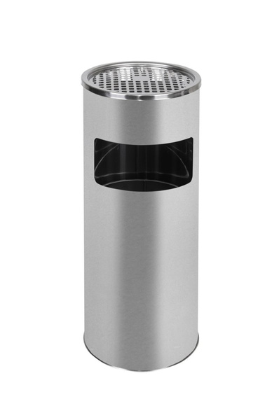 METLEX MX2076SL standing ashtray and trash garbage can