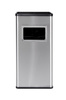METLEX MX2075SL standing ashtray and trash garbage can