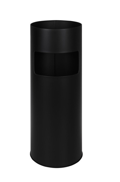 CAMPALO Standaschenbecher für draußen, 2-in-1 Schwarz 62CM