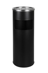 CAMPALO Standaschenbecher für draußen, 2-in-1 Schwarz 62CM